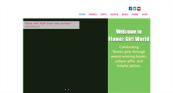 Desktop Screenshot of flowergirlworld.com